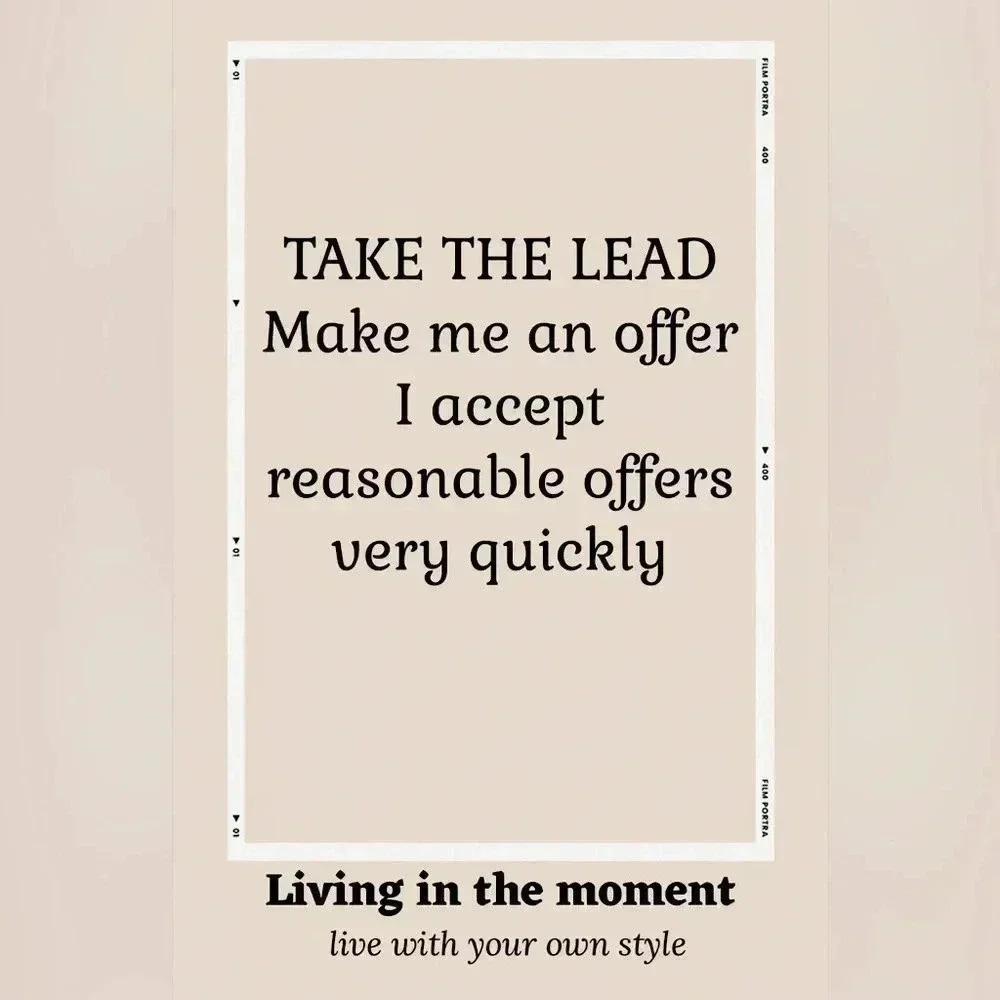 The first to make a reasonable offer wins ✨💕✨